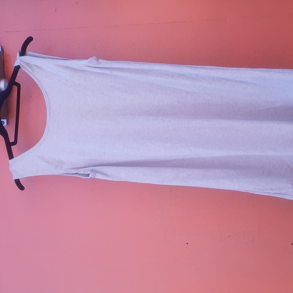 Elle Tan Tunic Tank Top Blouse Graphic print M/ L One Size - Picture 3 of 6